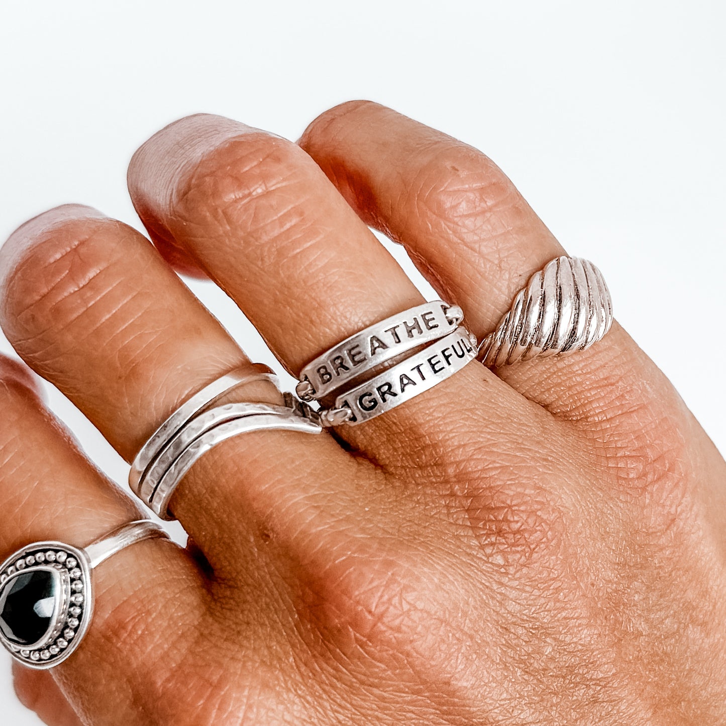 Grateful Mantra Ring