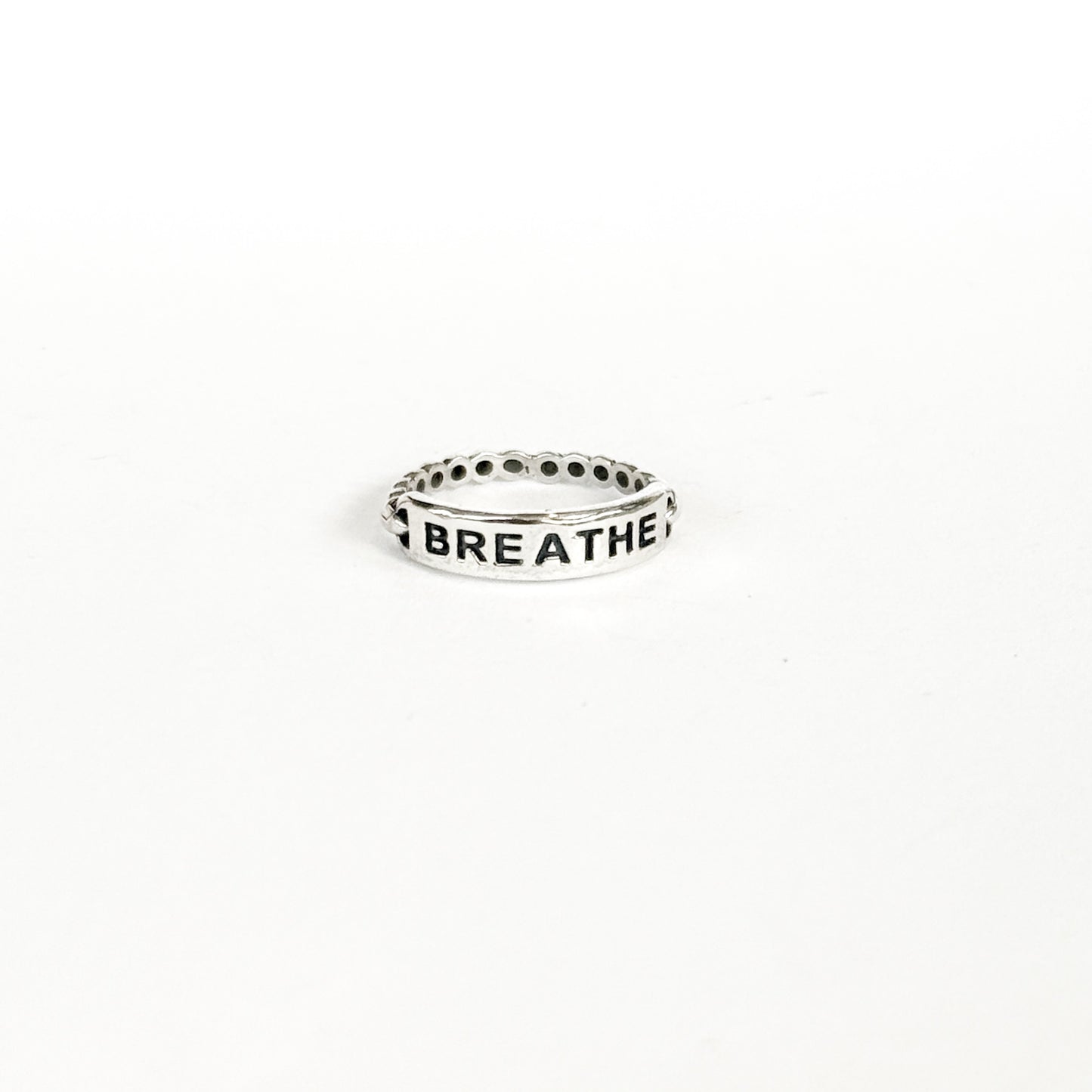Breathe Mantra Ring