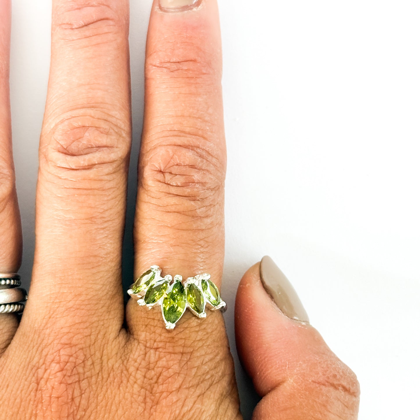 Peridot Bloom Ring
