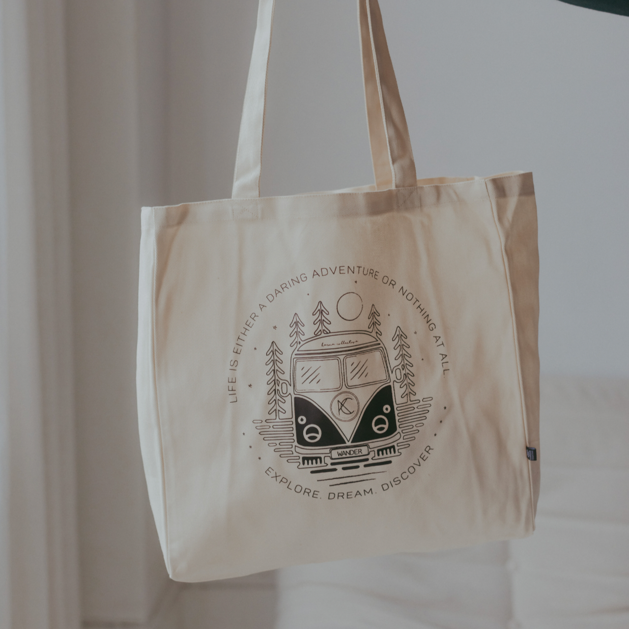 Wanderbus Canvas Tote Large