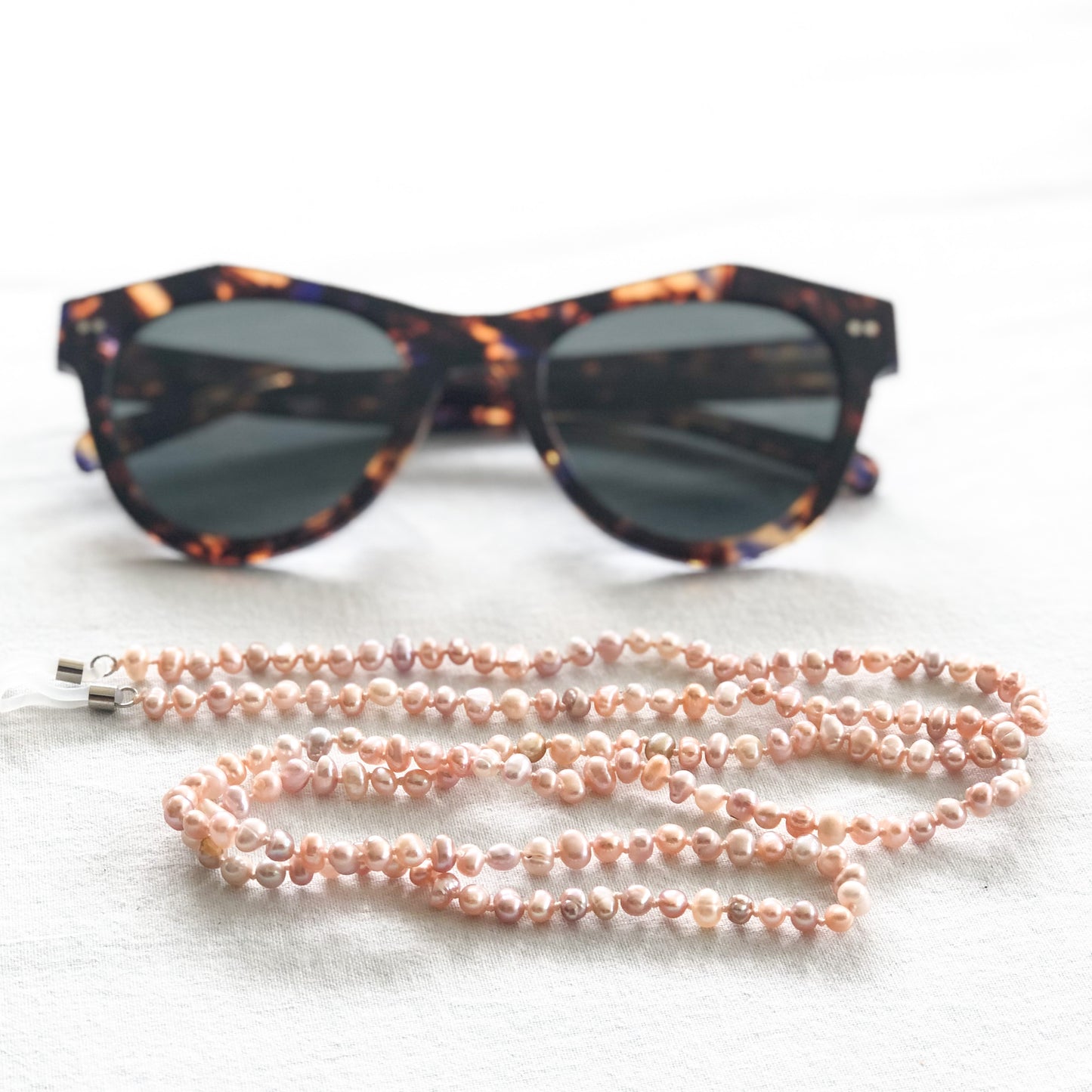 Pink Freshwater Pearl Sunglass Chain