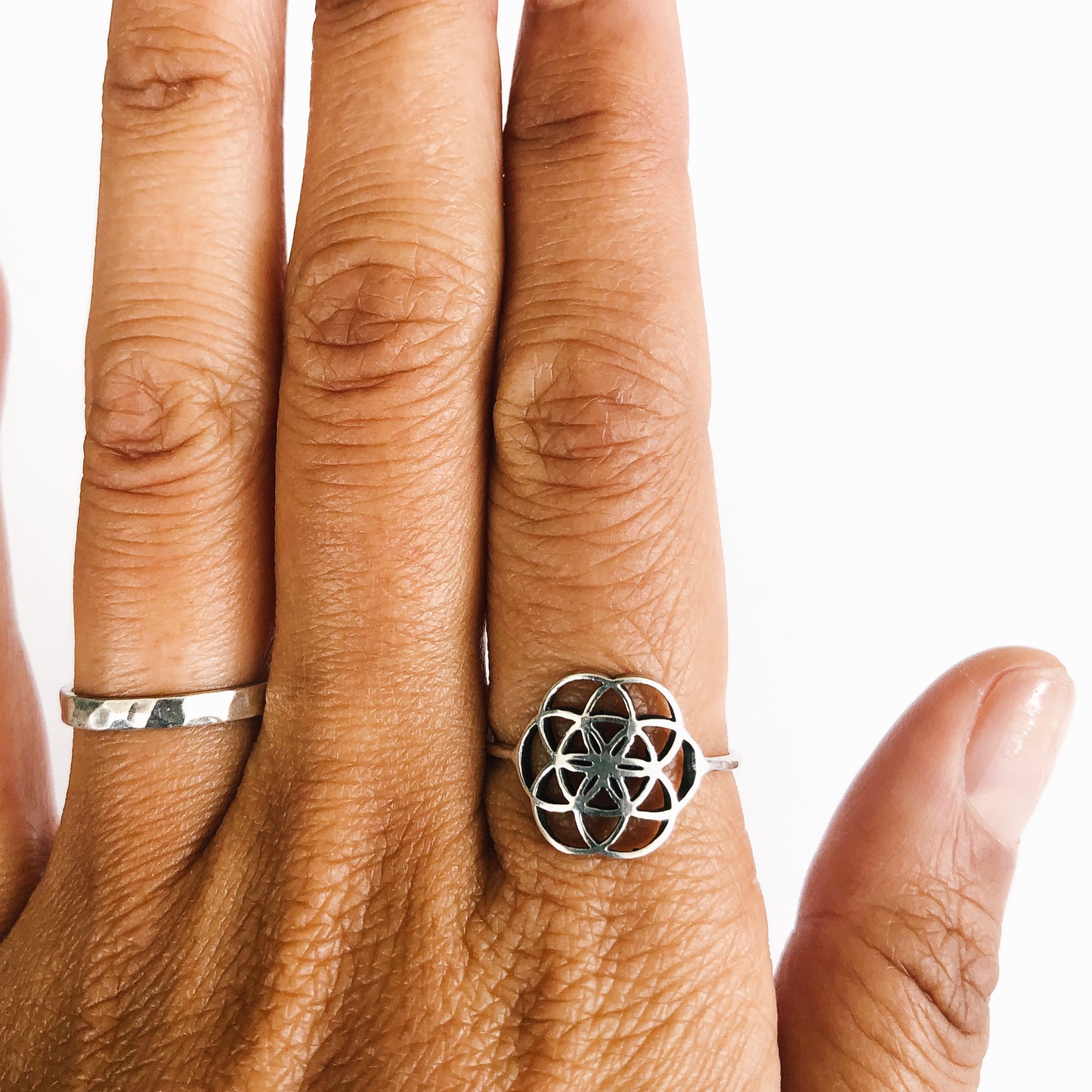 Seed of Life Sterling Ring