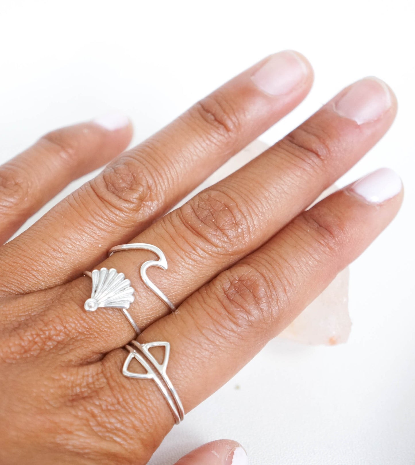 Sterling Silver Wave Ring