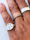 Wanderer Compass Signet ring