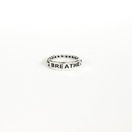 Breathe Mantra Ring