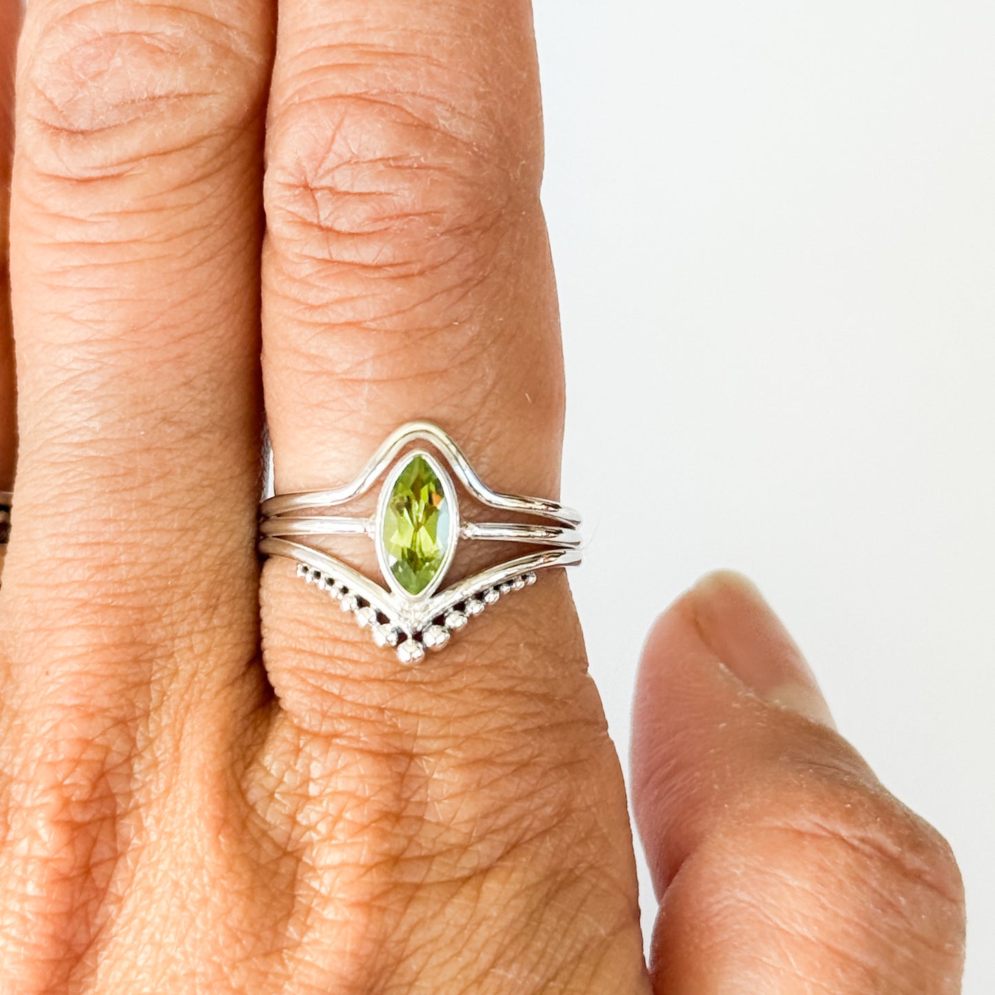 The Thalia Peridot Ring
