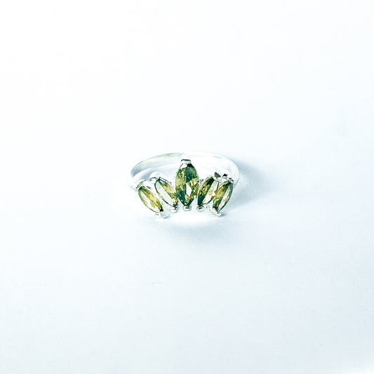 Peridot Bloom Ring