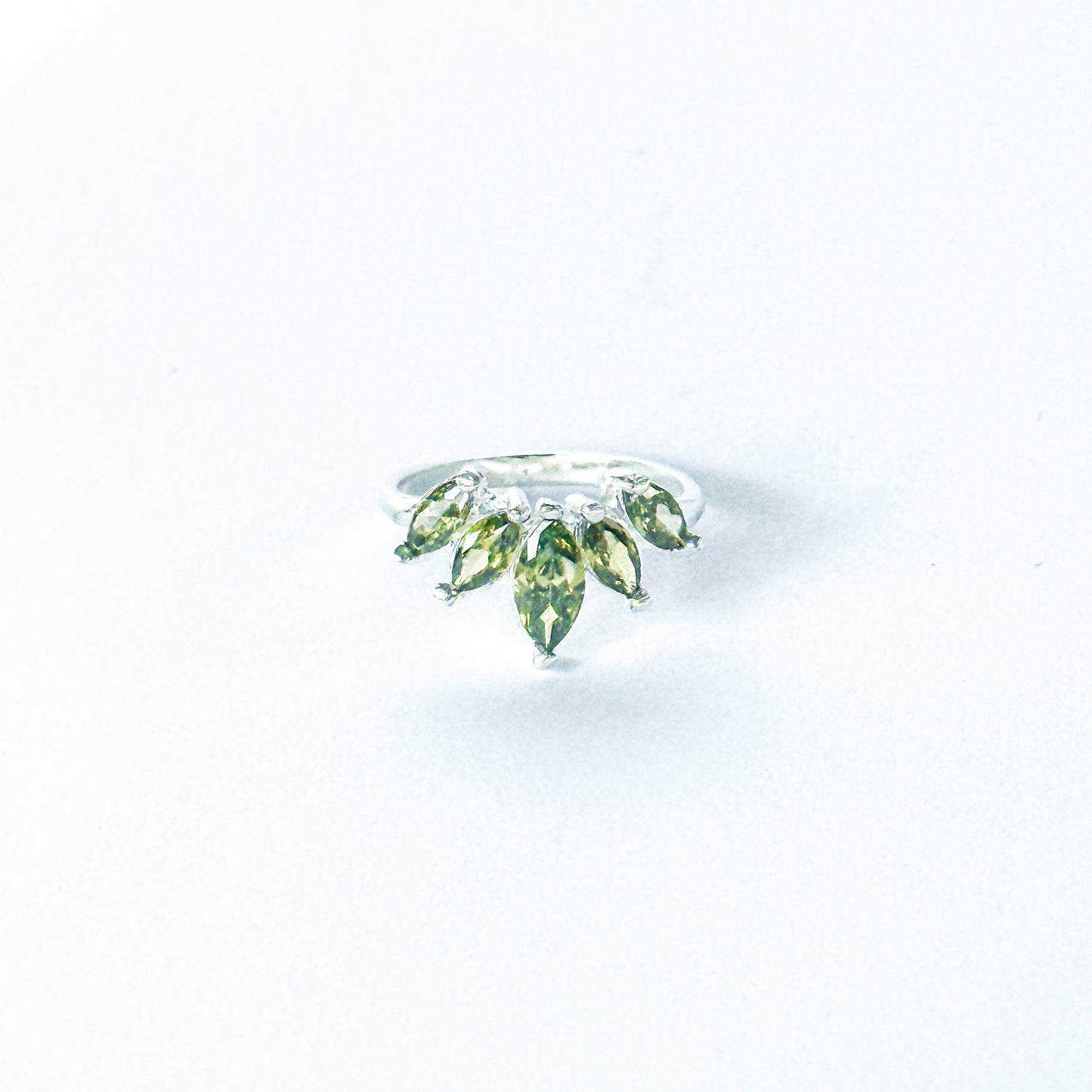Peridot Bloom Ring