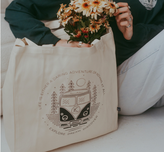 Wanderbus Canvas Tote Large
