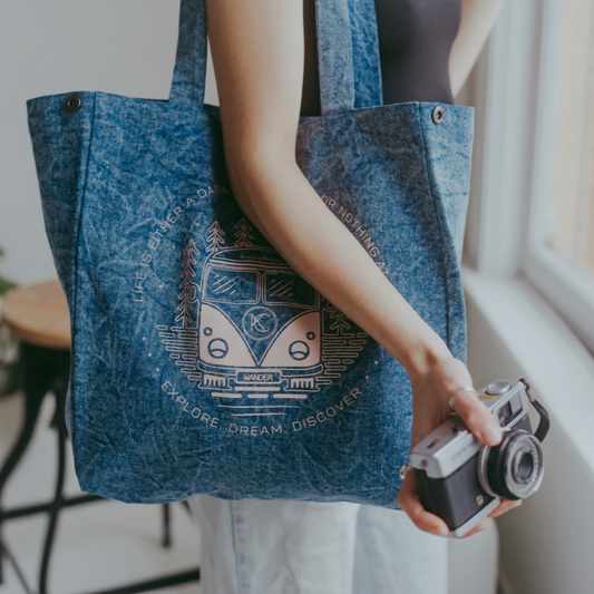 BELIEVE Canvas Tote Bag Large