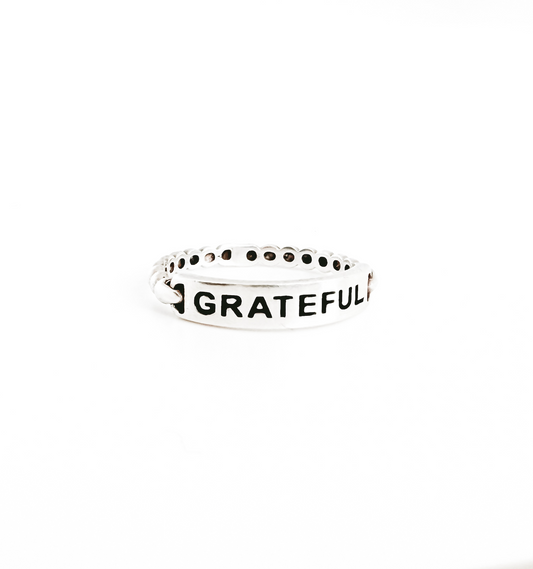 Grateful Mantra Ring