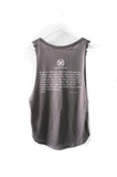 Happy. Muscle Tank Grey