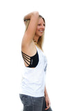 Trust the Universe Open Back- White