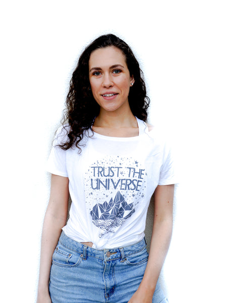 Trust the Universe Vback tshirt