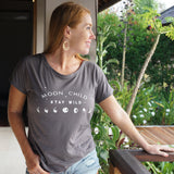 Moon Child Vback Grey T-shirt