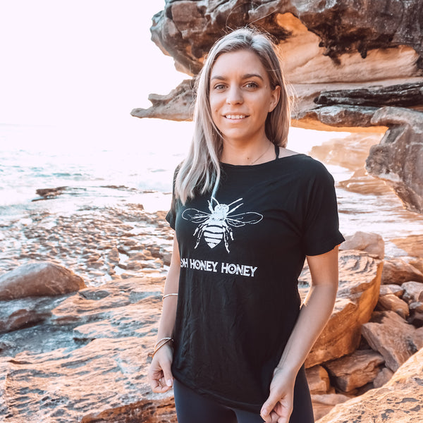 Oh Honey Honey V-back Black