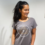 You are Exactly where You need to Be Vback t-shirt Grey