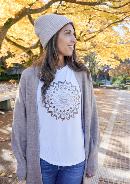 Sri Yantra Vback T-shirt