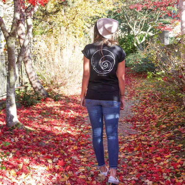 Life is Beautiful- Black Casual t-shirt