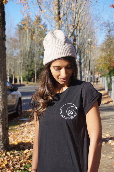 Life is Beautiful- Black Casual t-shirt