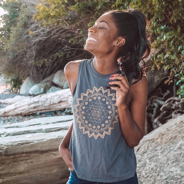 Sri Yantra High Cut Tank