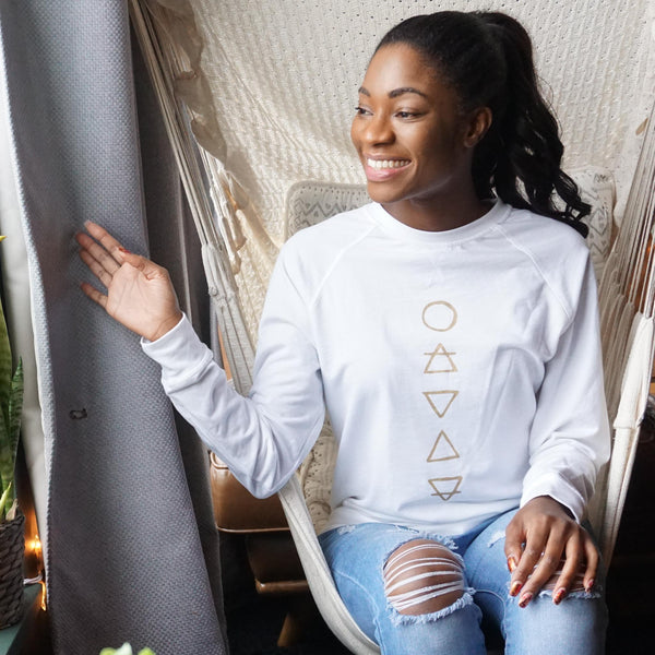 Elemental Symbols Terry Crewneck