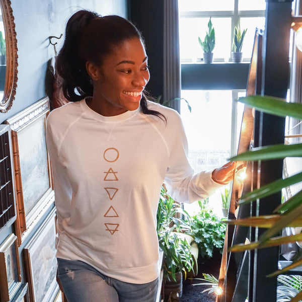 Elemental Symbols Terry Crewneck