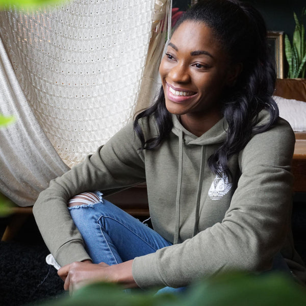Wanderbus Military Green Fleece Hoodie
