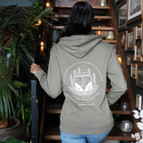 Wanderbus Military Green Fleece Hoodie