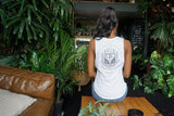 WANDERBUS White Muscle Tank