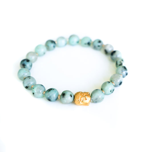 Ocean Jasper Buddha Bracelet