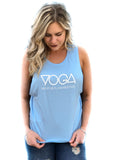 YOGA. Breathe. Flow. Mediate open back