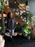 Grateful Charcoal Terry Cotton Sweatshirt