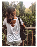 ELEMENTAL SYMBOL V-BACK T-shirt