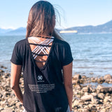 Grateful V-back T-shirt