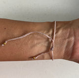 Mama 22k gold plated adjustable bracelet