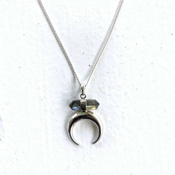 Moon Goddess Labradorite Necklace
