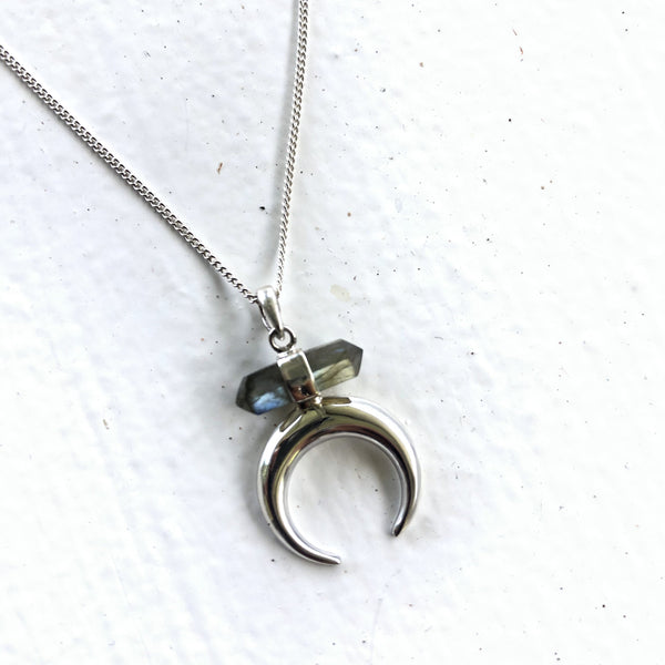 Moon Goddess Labradorite Necklace
