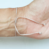 Boho Lotus 925 Sterling Silber Bracelet - Nude