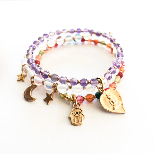 Live your Magic Bracelet Stack