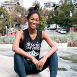 Trust the Universe Black Muscle Tank