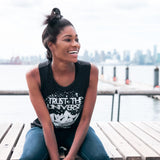 Trust the Universe Black Muscle Tank