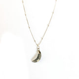 Grey Moonstone Faceted Necklace