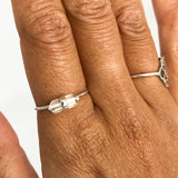 Clear Quartz Prism Ring
