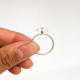 Clear Quartz Prism Ring
