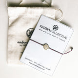 OM Sterling Silver Tricolored Braided Bracelet