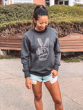 Peace Sweatshirt Charcoal