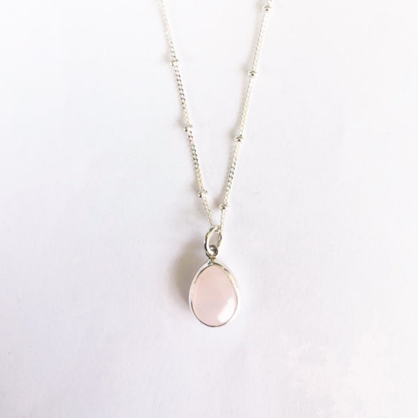 More Amore Rose Quartz Necklace