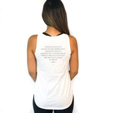Namaste Pocket Everyday Tank top - White