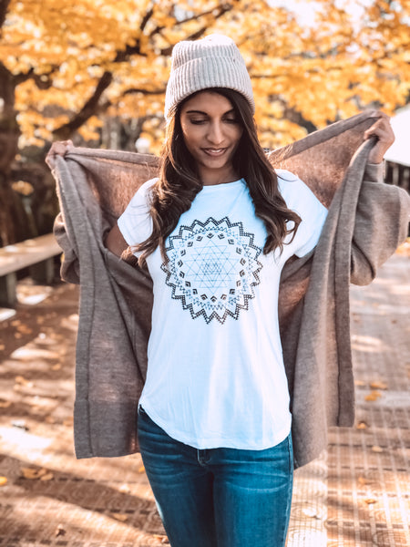 Sri Yantra Vback T-shirt